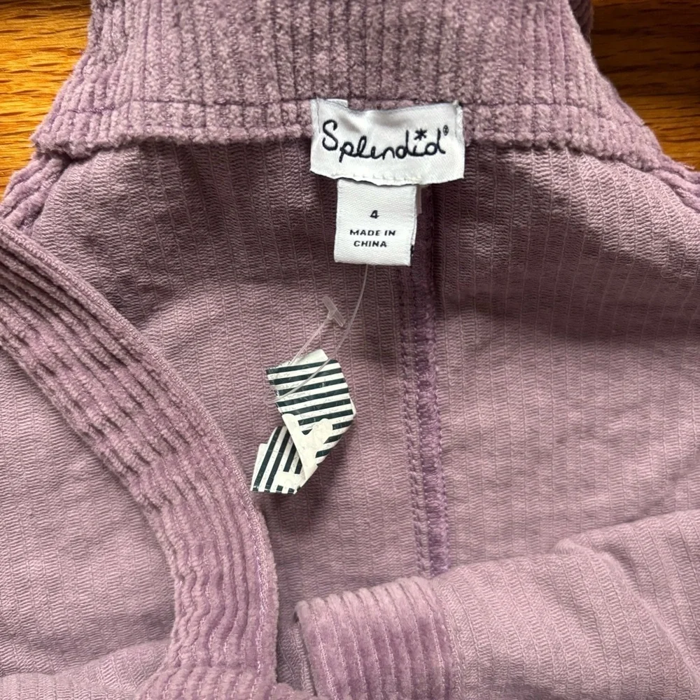 Splendid Girls Sweater Corduroy Dress Set Sz 4